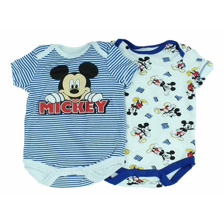 Disney Infant 2pc Bodysuit Set Baby Creeper Onesies (Mickey Mouse, 6-9 month) | Walmart (US)