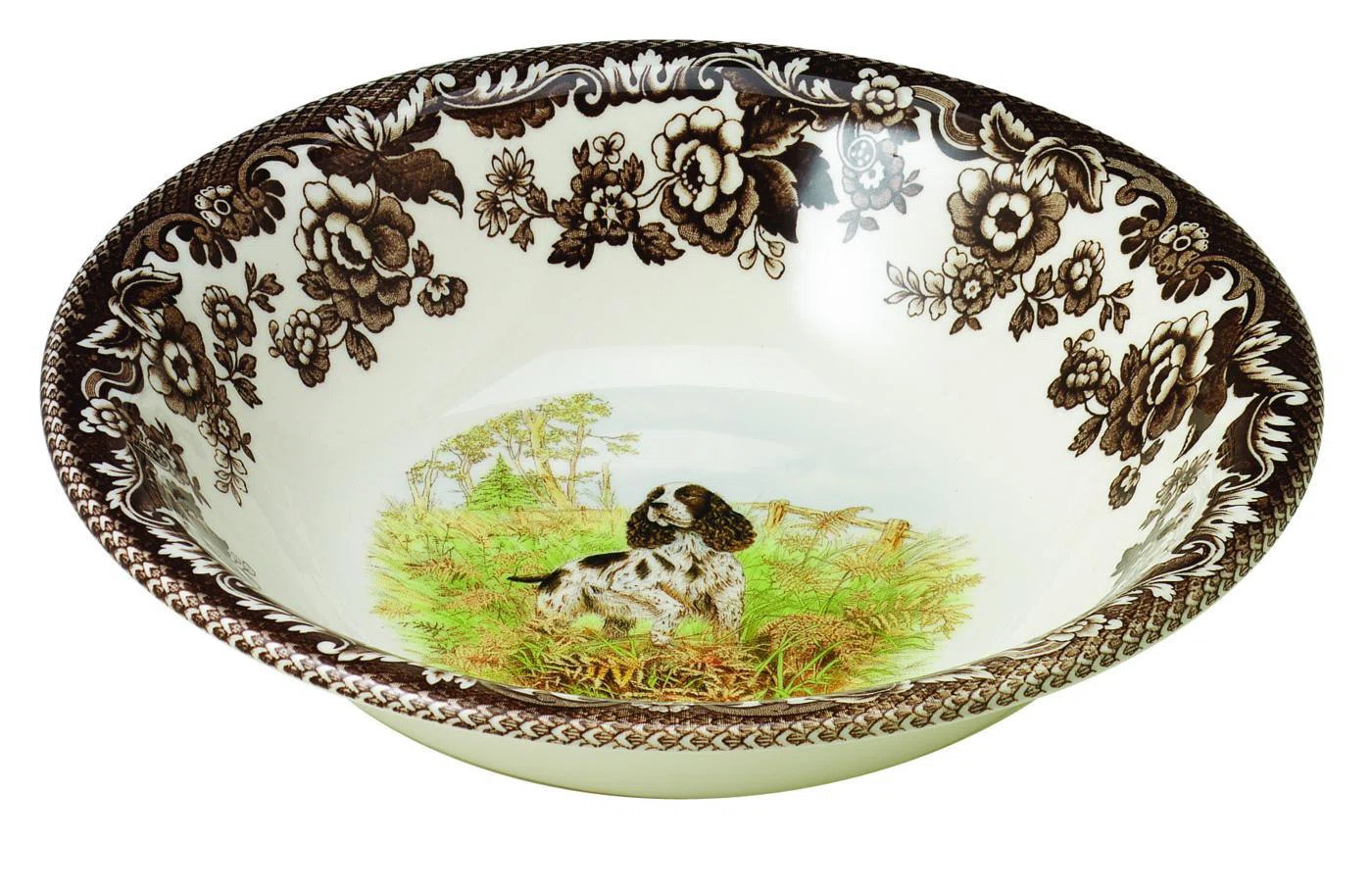 Spode Woodland Dogs Ascot Cereal Bowl 8" Spaniel | Wayfair North America