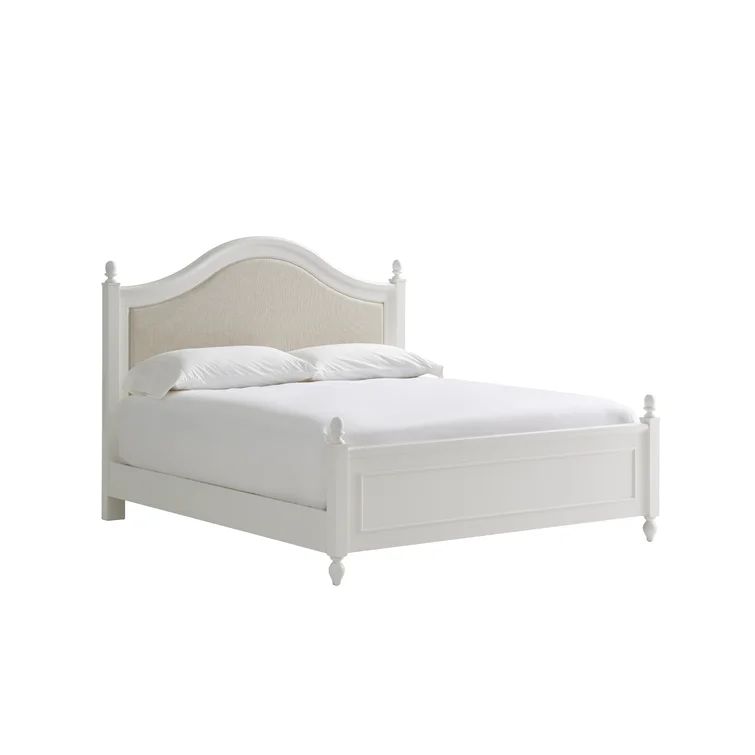 Penelope Solid Wood and Upholstered Low Profile Standard Bed | Wayfair North America