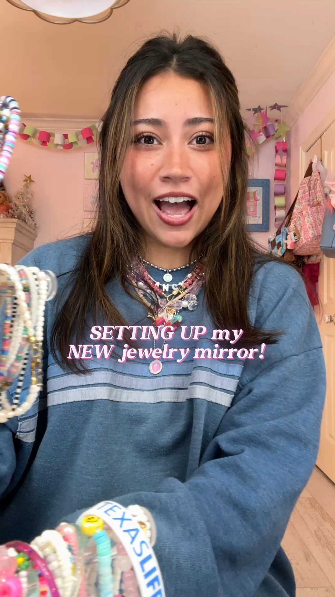 organizing my jewelry mirror 

#LTKSaleAlert #LTKHome #LTKootd