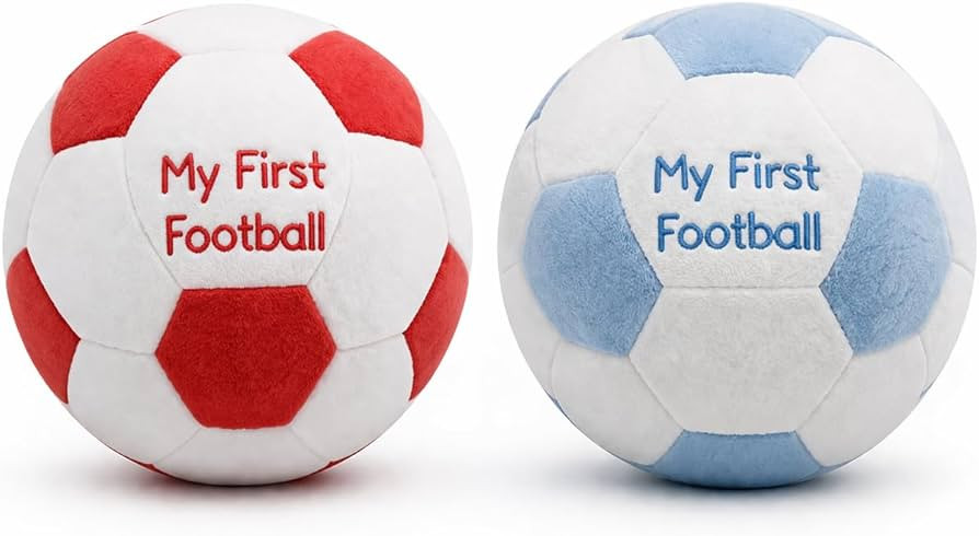 My First Football Baby Soft Toy \u2013 15cm Plush Rattle Ball - Perfect World Cup Baby Gift - Sof... | Amazon (UK)