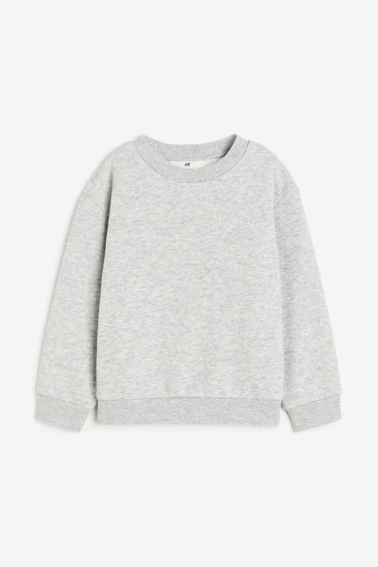 Sweatshirt - Light gray melange - Kids | H&M US | H&M (US + CA)