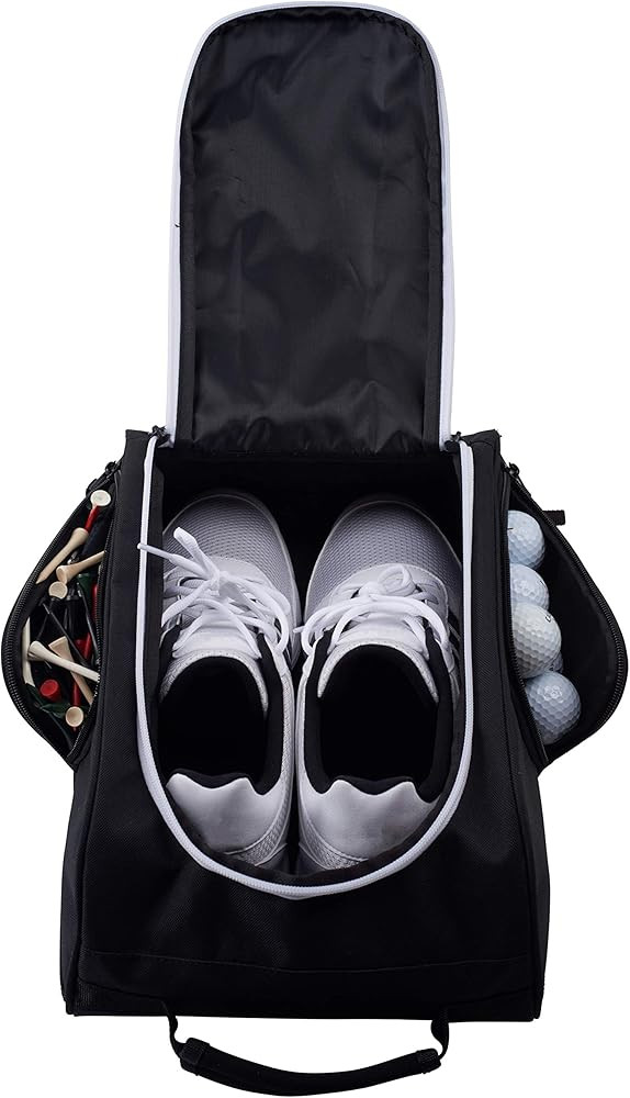 Athletico Golf Shoe Bag - Zippered Shoe Carrier Bags With Ventilation & Outside Pocket for Socks,... | Amazon (US)