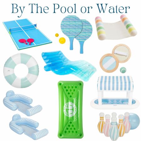 It’s summer! Get all your goodies for the pool or lake! 