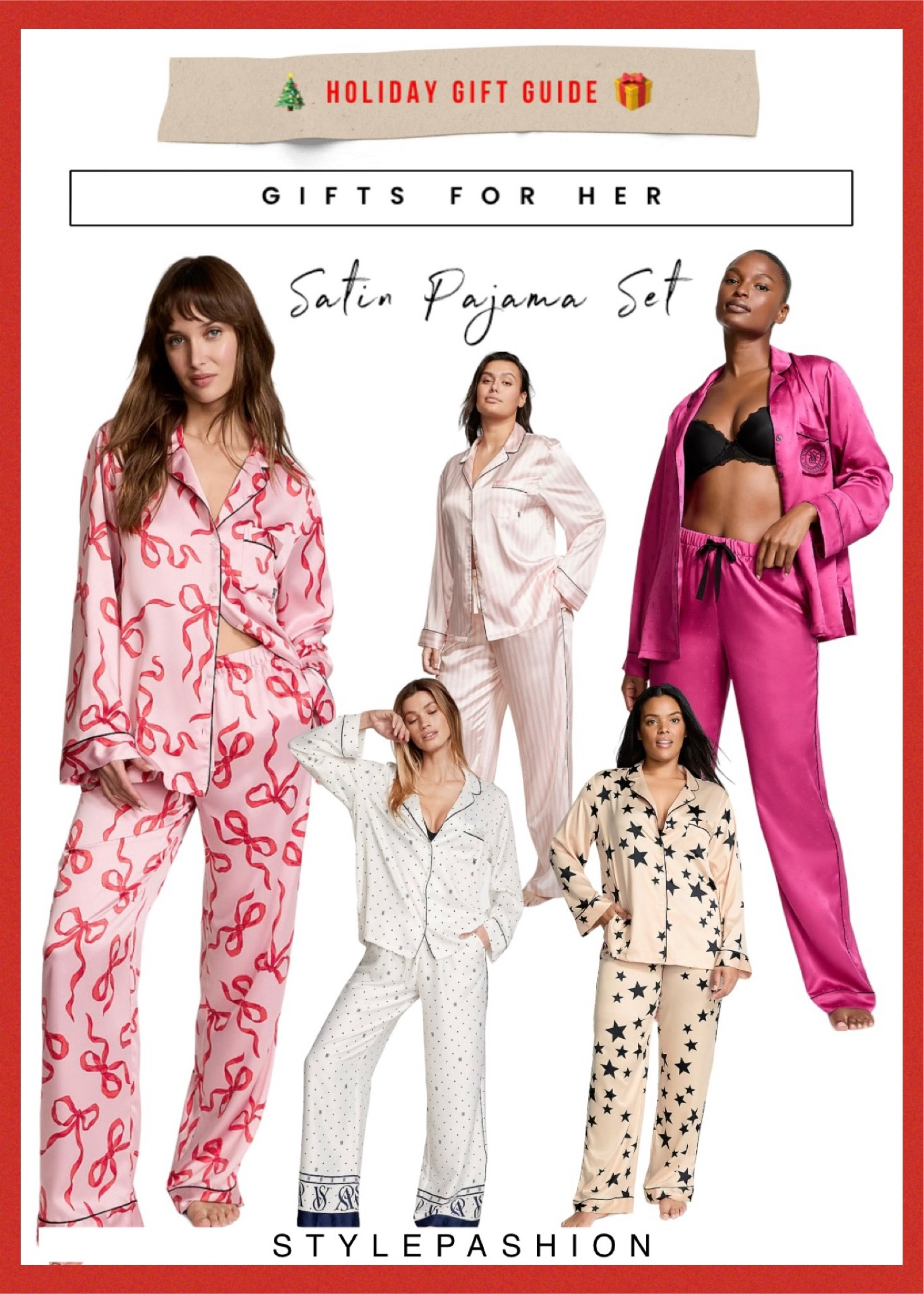 Pajama sets always make great holiday gifts. I love giving and receiving pj gifts and these Satin Victoria secret ones are just perfect. I have them in different prints and they feel so luxe on. Holiday gift for her , gift for mom , gift for sister , pj set , pajama set 

#LTKSeasonal #LTKGiftGuide #LTKHoliday