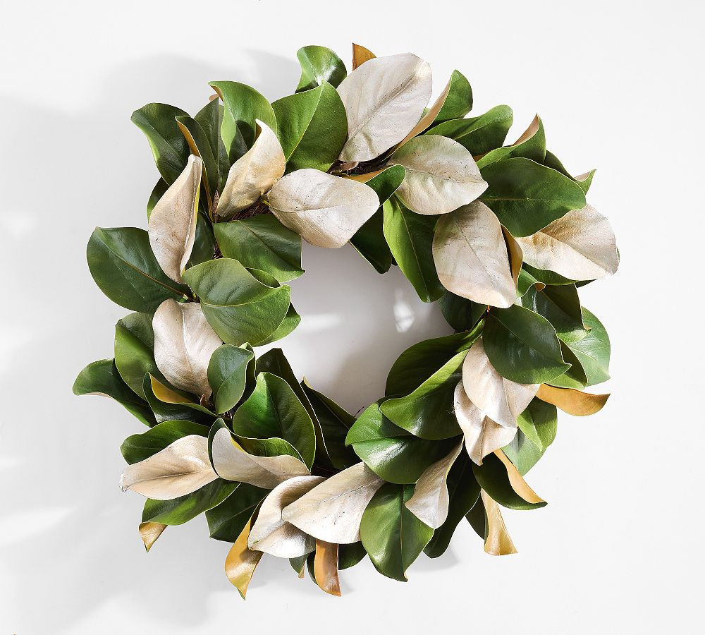 Brandon Maxwell Magnolia Wreath And Garland | Pottery Barn (US)