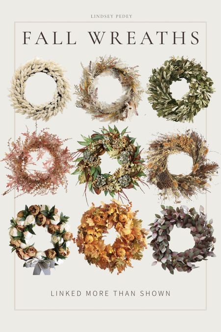 Started planning out my fall decor and I always like to start with my front porch wreaths. Love all of these, plus linked a few more. 

Fall, autumn, wreath, outdoor, entry, front door, kirklands, Ballard, target, amazon, floral, leaves 

#LTKSeasonal #LTKunder100 #LTKhome