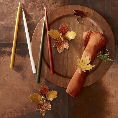Fall Colored Tiny Taper Candles | Williams Sonoma | Williams-Sonoma