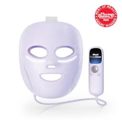 Shark - CryoGlow Under- Eye Cooling + LED Anti-Aging & Skin Clearing Face Mask - Lilac | Best Buy U.S.