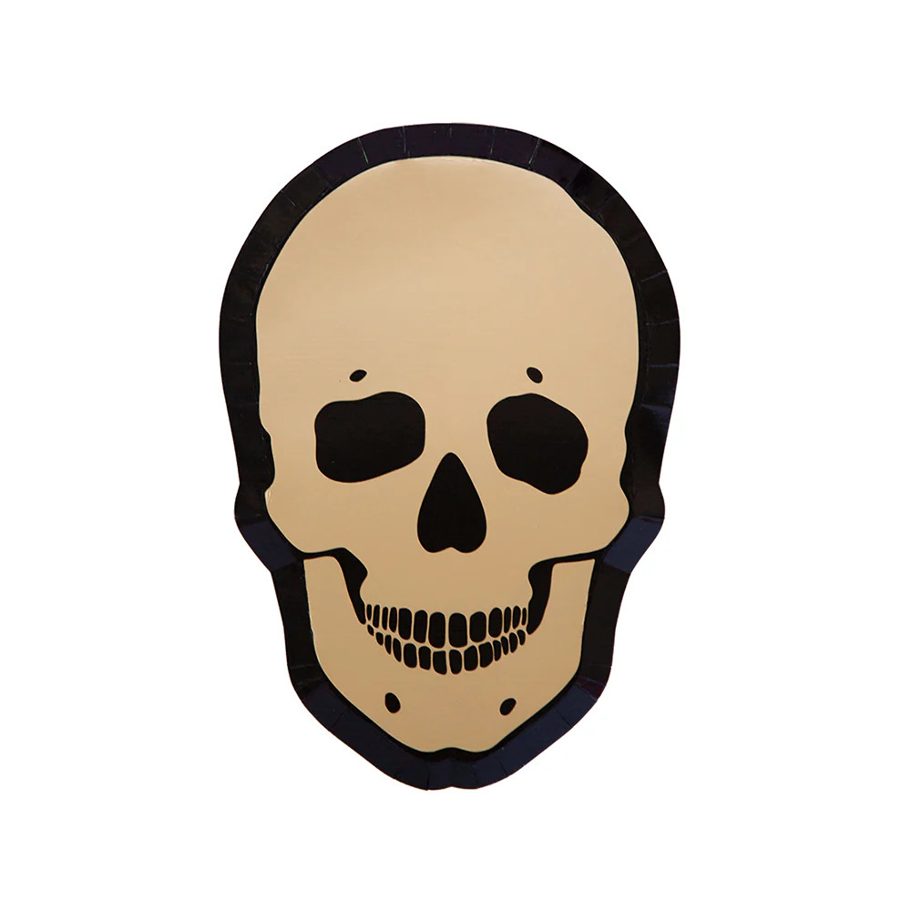 Gold Skull Dessert Plates | Shop Sweet Lulu