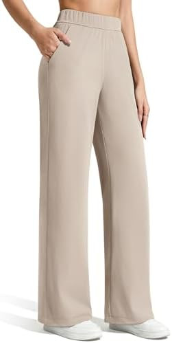 G4Free ShiftReady Women's Yoga Dress Pants with Pockets Wide Leg Work Pants Dressy Casual Trouser... | Amazon (US)