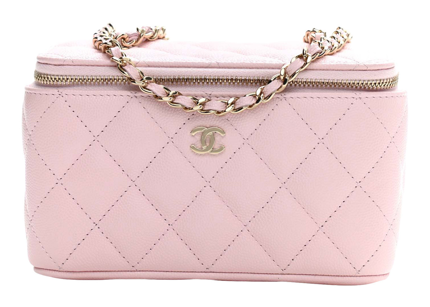 Women's Chanel Vanity Case with Chain in Pink (Ap2625/B07641/Ng750) | StockX