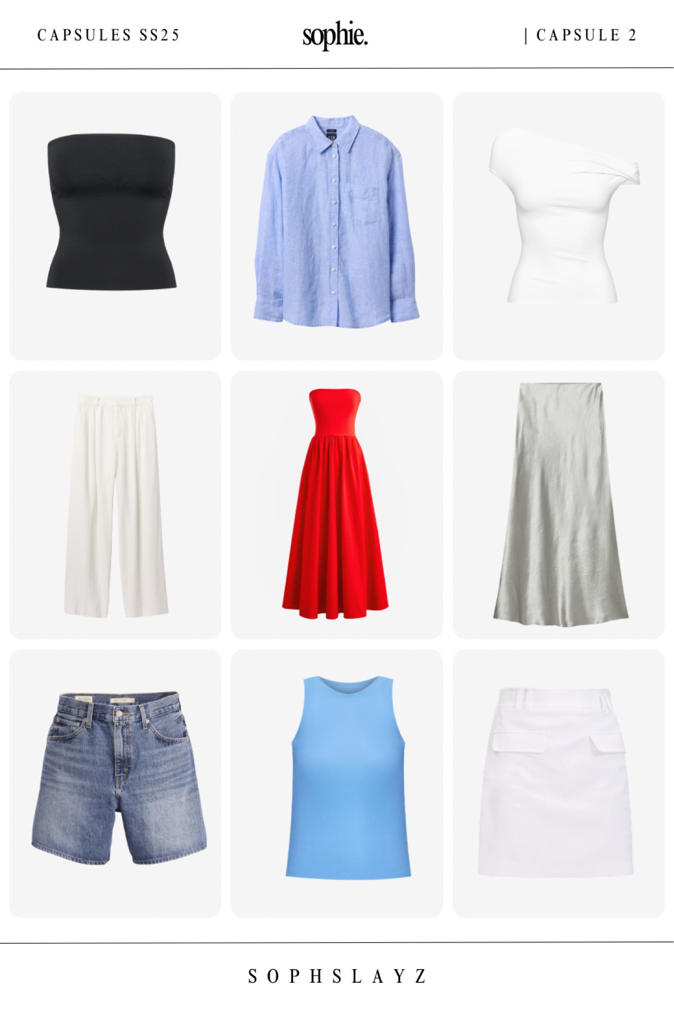 Say goodbye to throwaway trends. This summer capsule collection is made up of 9 core pieces—like the structured white mini skirt, blue sleeveless tank, and silver slip skirt—that are as stylish now as they’ll be next summer.
Timeless, chic, and endlessly wearable—this is your wardrobe foundation. Tap to shop your forever summer wardrobe.

#LTKStyleTip #LTKFindsUnder100 #LTKOver40