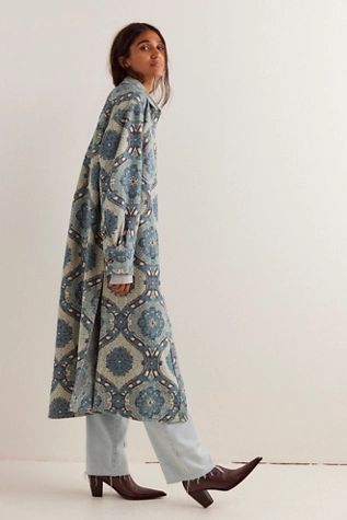 We The Free Brick Lane Jacquard Maxi Shirt | Free People (Global - UK&FR Excluded)