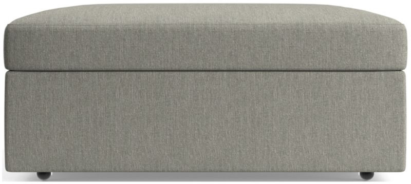Gather Deep Storage Ottoman | Crate & Barrel