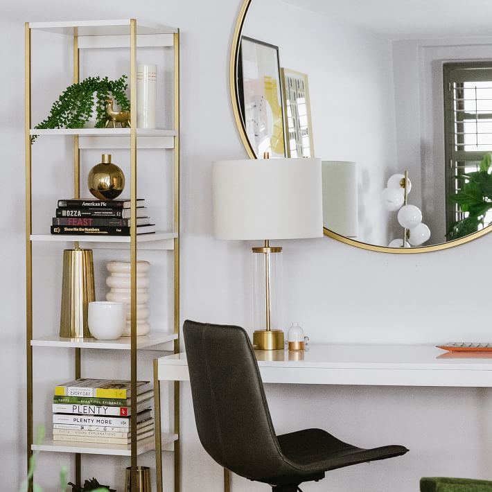 Acrylic Column USB Table Lamp (25") | West Elm (US)