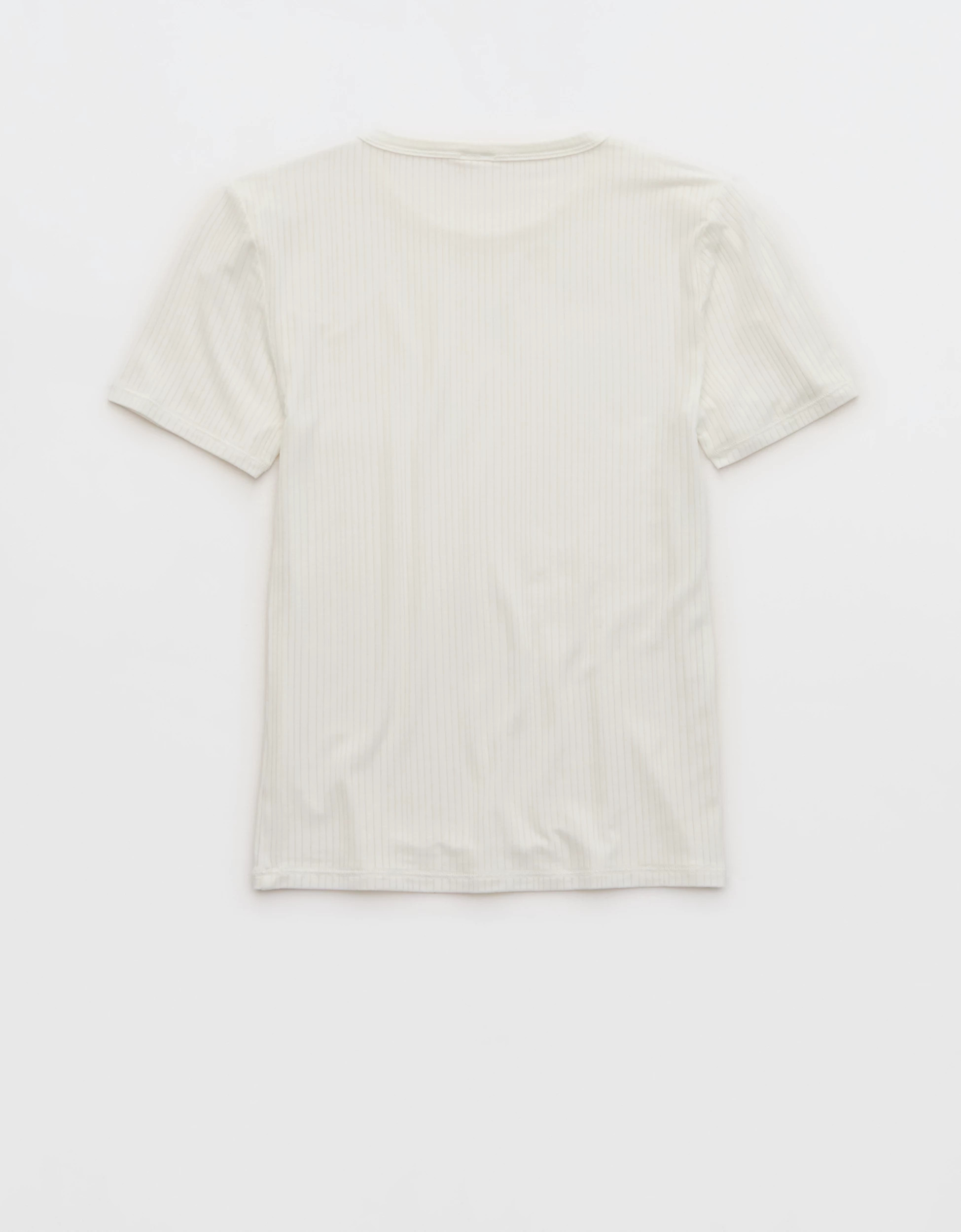 OVERSLEPT by Aerie Modal Rib Short Sleeve Crew T-shirt | American Eagle Outfitters (US & CA)