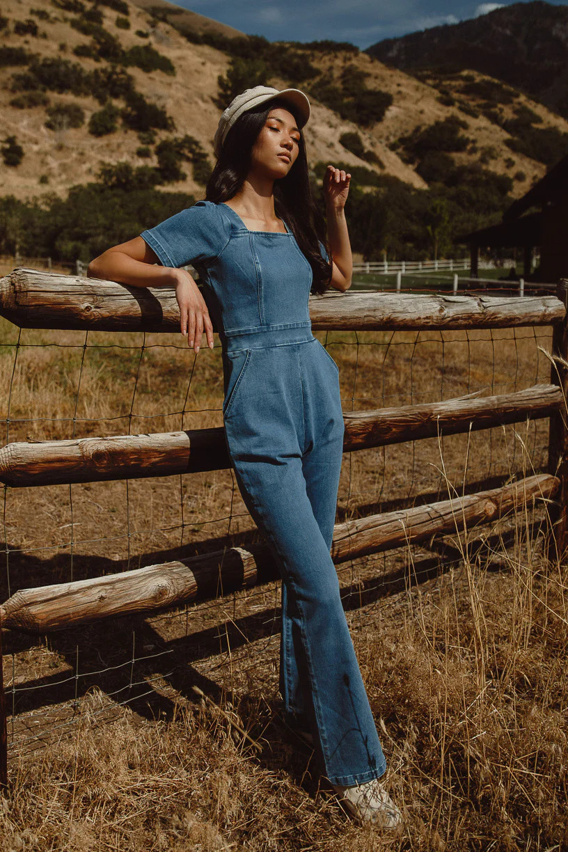 Ryan Denim Jumpsuit | Ivy City Co