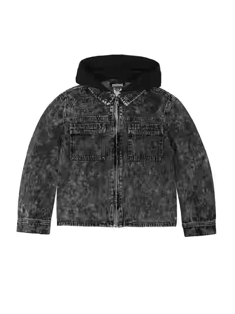 Weekend Academy Boys Hooded Denim Jacket, Sizes 4-18 | Walmart (US)
