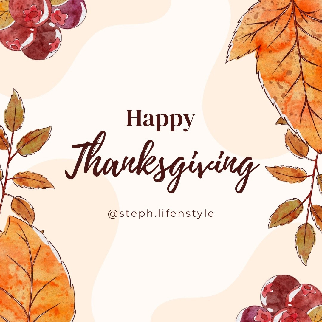 Happy Thanksgiving! 🦃♥️