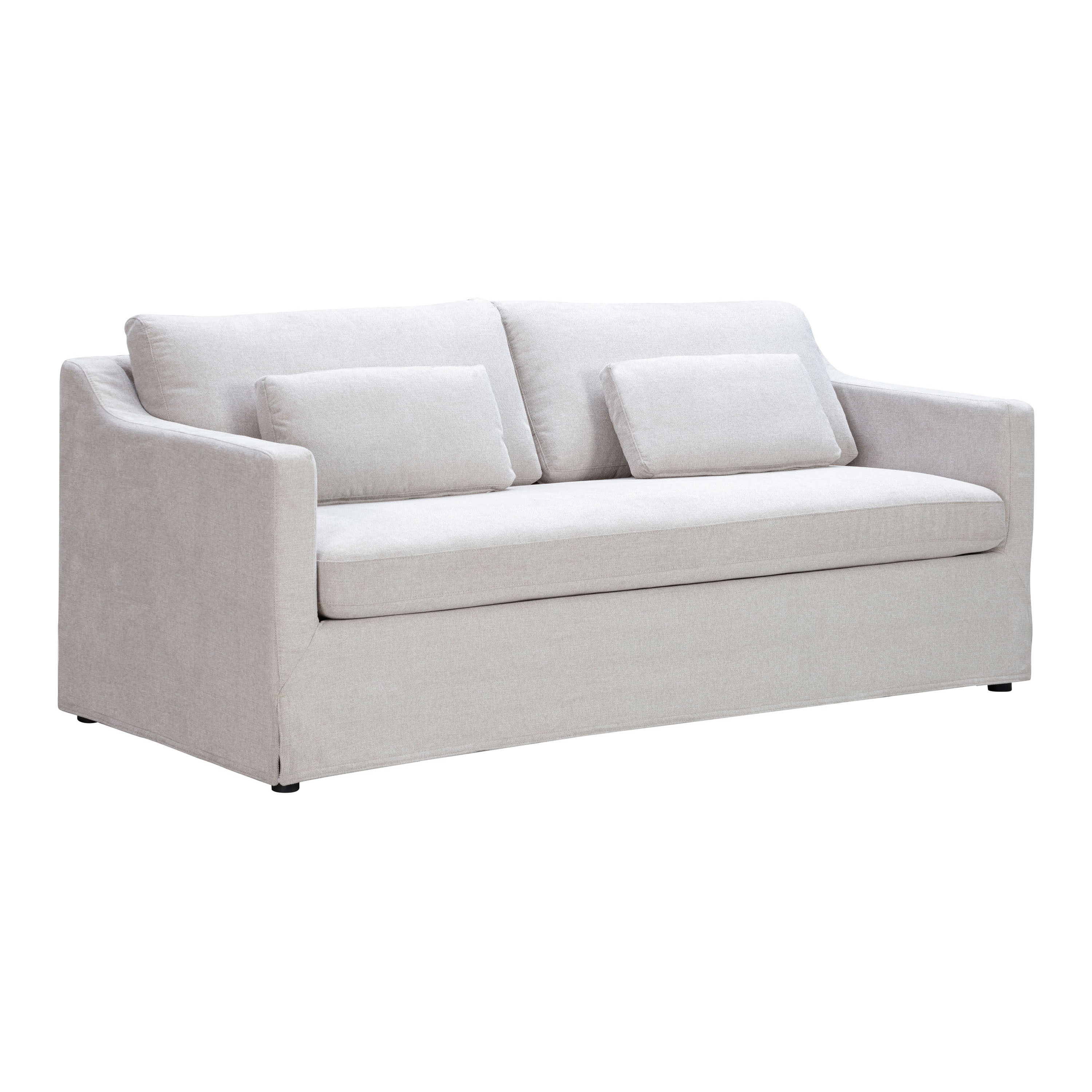 Bardsley Oatmeal Slope Arm Sofa | World Market