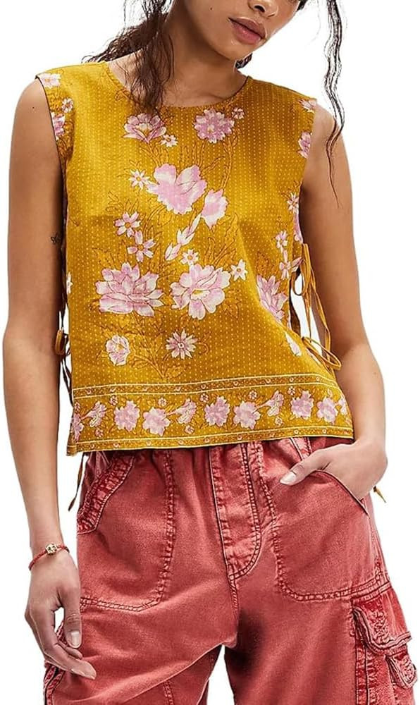 Amiblvowa Women Knit Vest Sleeveless Crop Tank Top Y2k Solid Crew Neck Slim Fit Cropped Going Out... | Amazon (US)