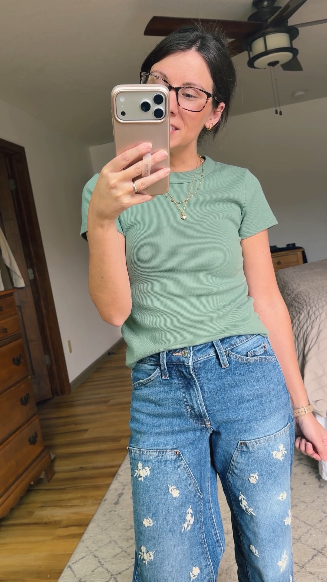 wearing small in my tee shirt and 0 petite in my jeans. My Birkenstock sandals fit true to size!🤍



#LTKgrwm #LTKPetite #LTKootd