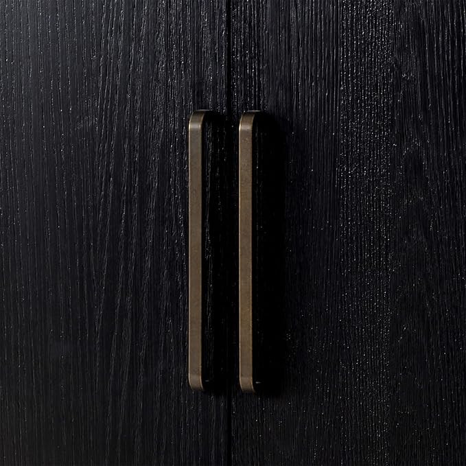Maven Lane Uma Contemporary Wooden Cabinet in Refined Black Finish | Amazon (US)