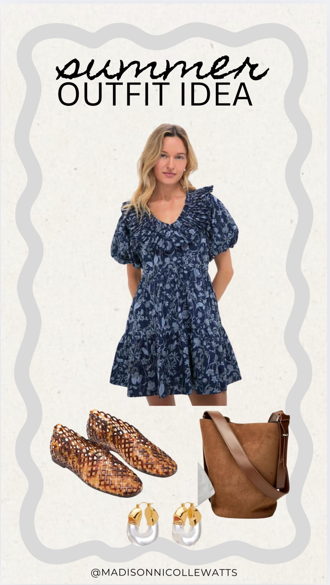 I love this summer outfit idea to carry you into fall! These jellies are some of the cutest that I’ve seen!

Tuckernuck, navy dress, mini dress, floral dress, puff sleeve dress, jelly sandals, jelly flats, jelly Mary Jane’s, tortoise jellies, brown jelly shoes, suede bucket bag, clear gold earrings, amazon, affordable fashion 

#LTKFindsUnder100 #LTKFindsUnder50 #LTKStyleTip