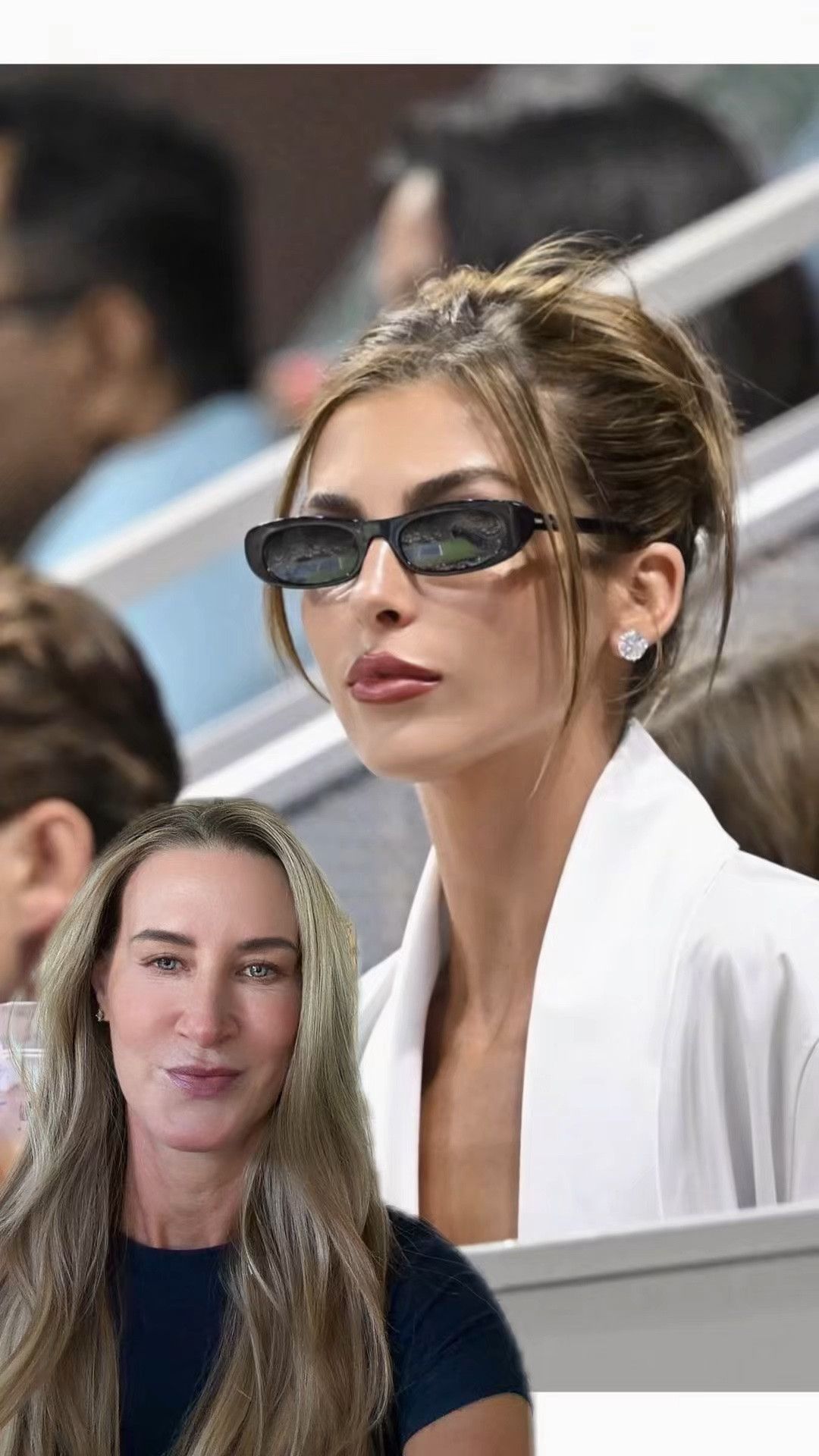Paige Lorenze Paul just made US Open style look impossibly chic. 🎾

But the piece everyone wanted to know about? Those black sunglasses. The sleek statement frames completely make the look, paired with a dramatic white Saint Laurent blouse and dark wash denim for that effortless model off duty feel.

I found Paige Lorenze’s exact US Open outfit, including the sunglasses you’ve been asking me about.

Comment SHOP and I’ll show you how to get the look.

#PaigeLorenze #PaigeLorenzeStyle #USOpenStyle #USOpenFashion