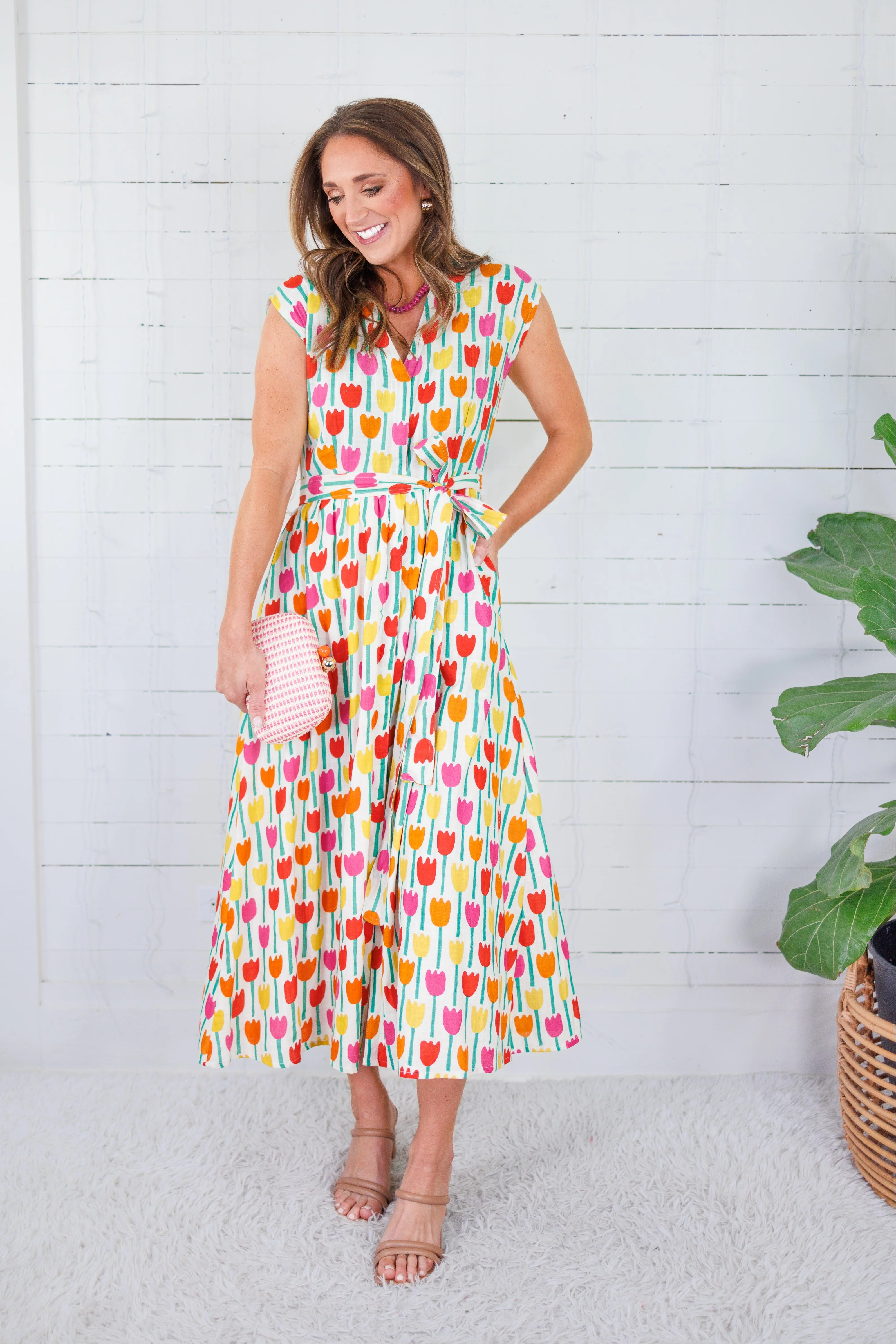 Zeb Bright Tulip Maxi Dress Compania Fantastica | Clover and Bee | Clover + Bee