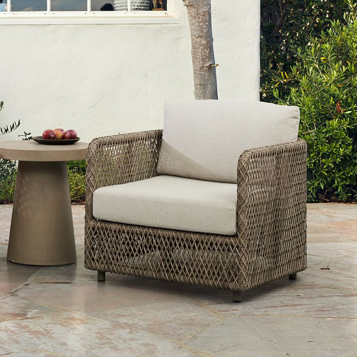 Coastal Outdoor Petite Lounge Chair | West Elm (US)