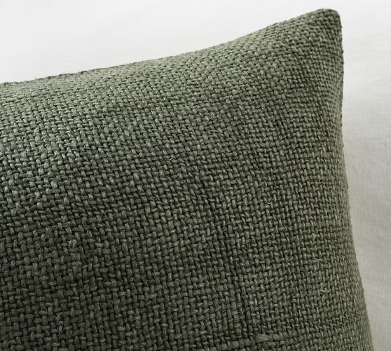 Faye Linen Textured Pillow Covers | Pottery Barn (US)