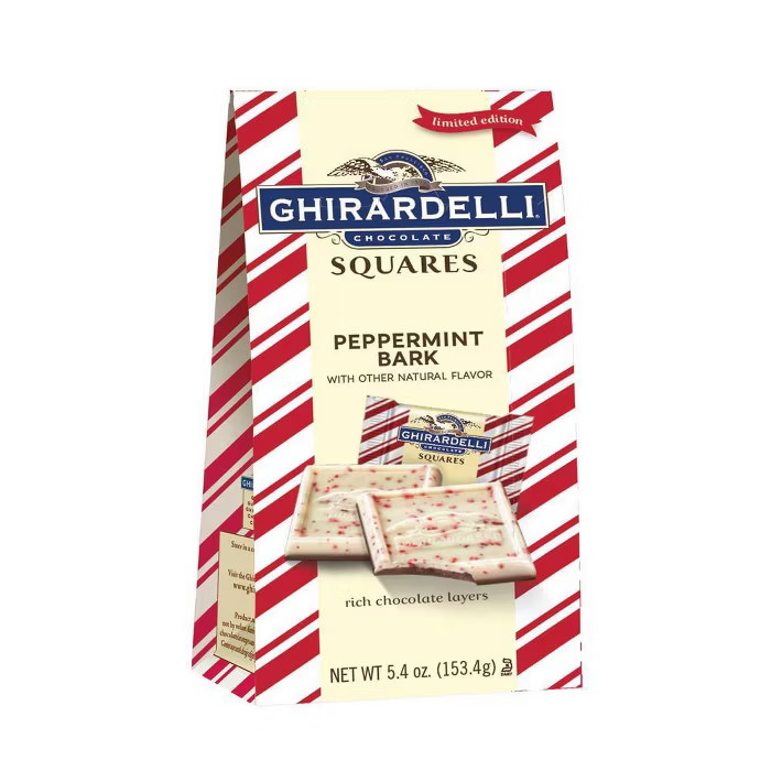 Ghirardelli Holiday Peppermint Bark Chocolate Squares - 5.4oz | Target