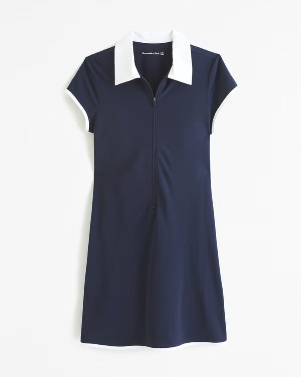 Zip-Up Traveler Mini Dress | Abercrombie & Fitch (US)