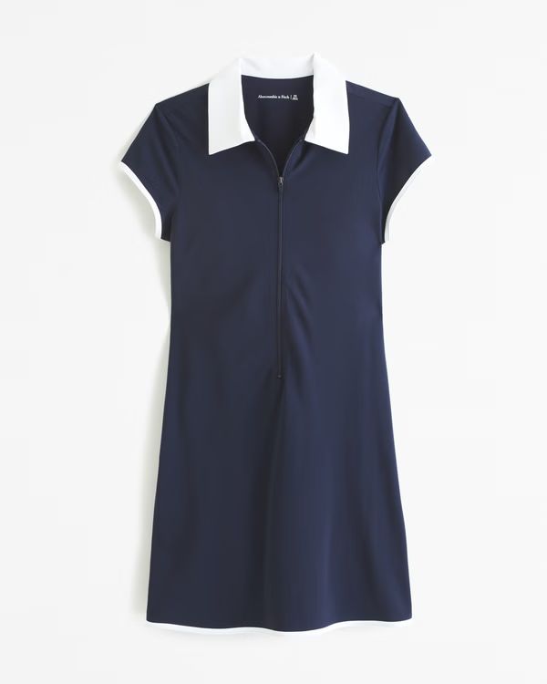 Women's Zip-Up Traveler Mini Dress | Women's Dresses & Jumpsuits | Abercrombie.com | Abercrombie & Fitch (US)