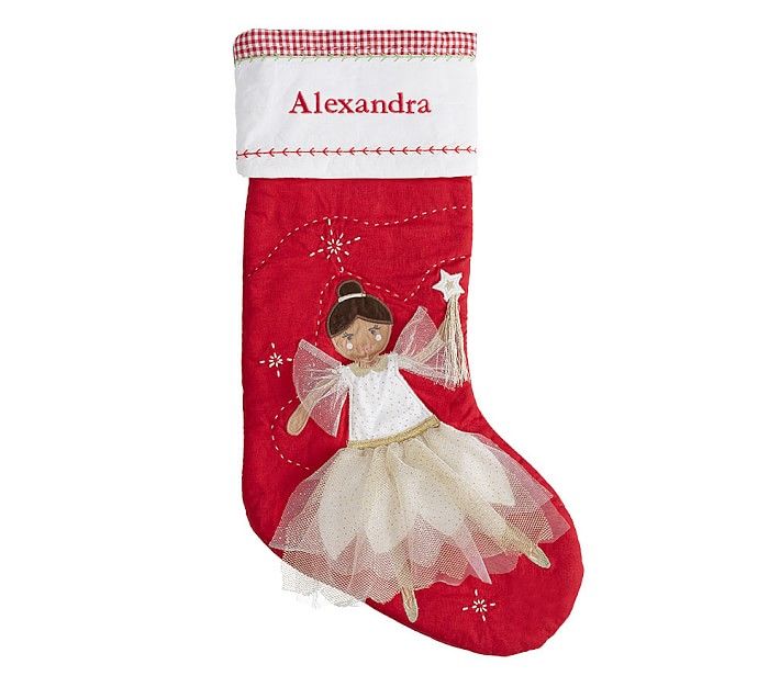 Celeste the Fairy Quilted Christmas Stocking | Pottery Barn Kids
