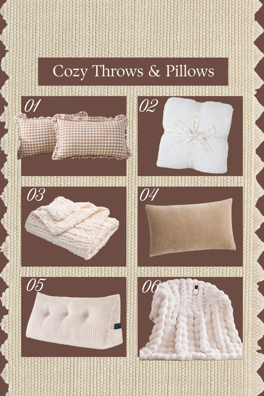 some cozy throws & pillows for your living space 🕯️🤎 

 #LTKHome