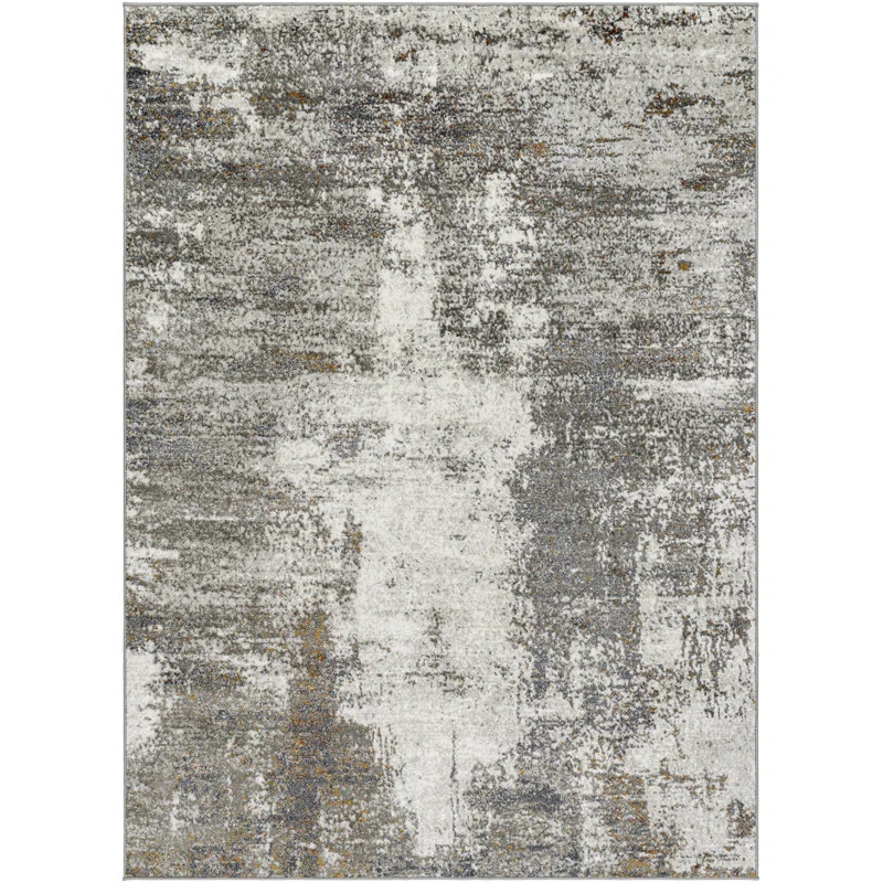 Matteo Abstract Gray Area Rug | Wayfair North America