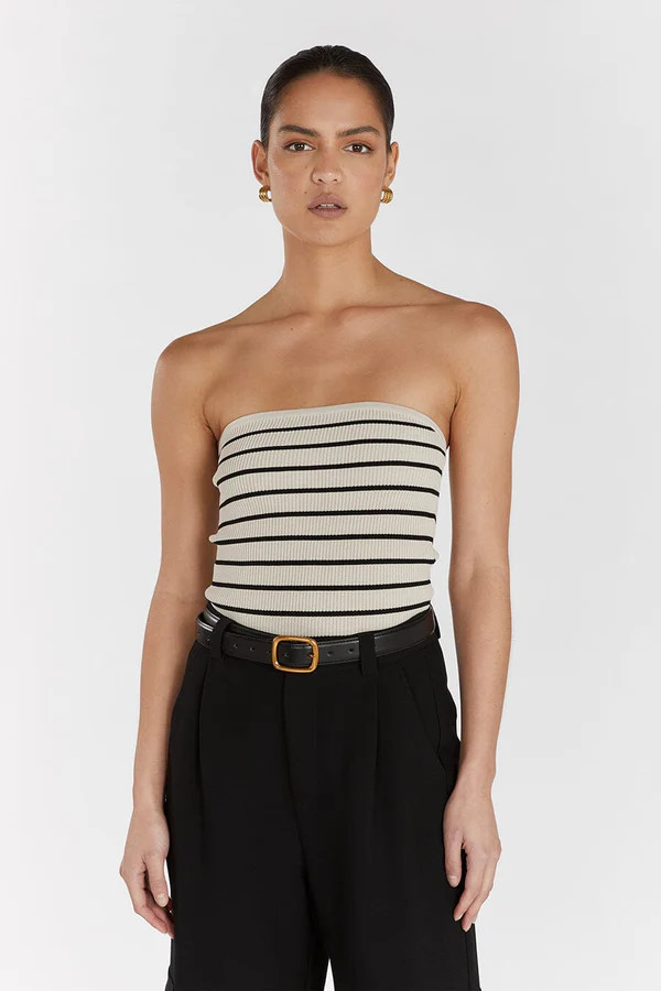 BILLIE STONE STRIPE KNIT TOP | DISSH