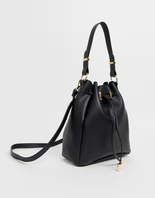 ASOS DESIGN bonded bucket bag | ASOS (Global)
