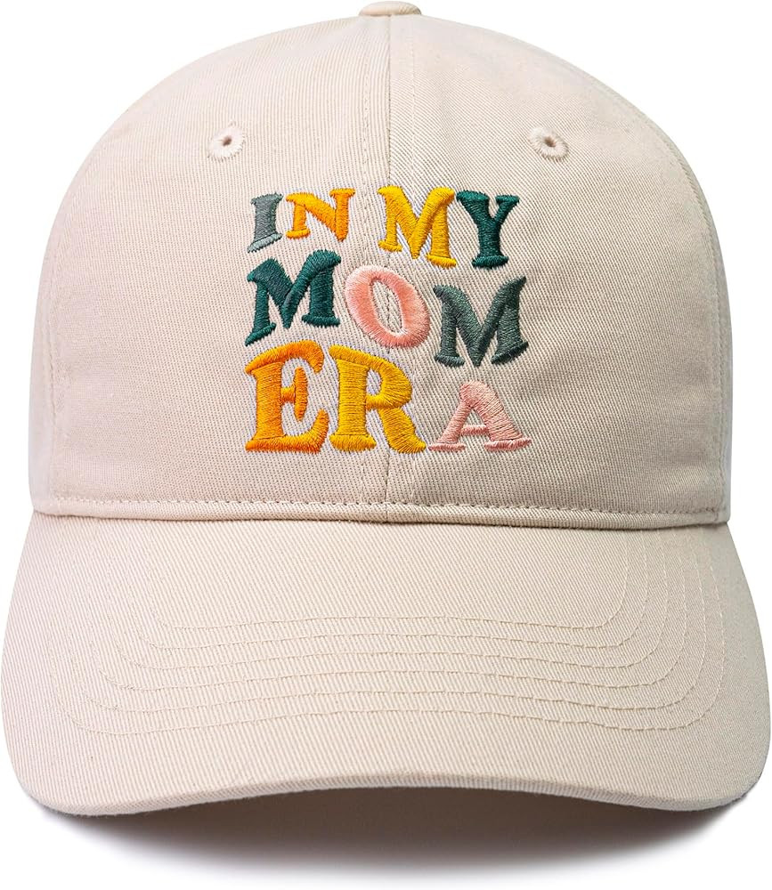 in My Mom Era Hat, Mom Hat Mother's Day Birthday Gifts for Mom from Daughter Son, Mom Embroidered... | Amazon (US)
