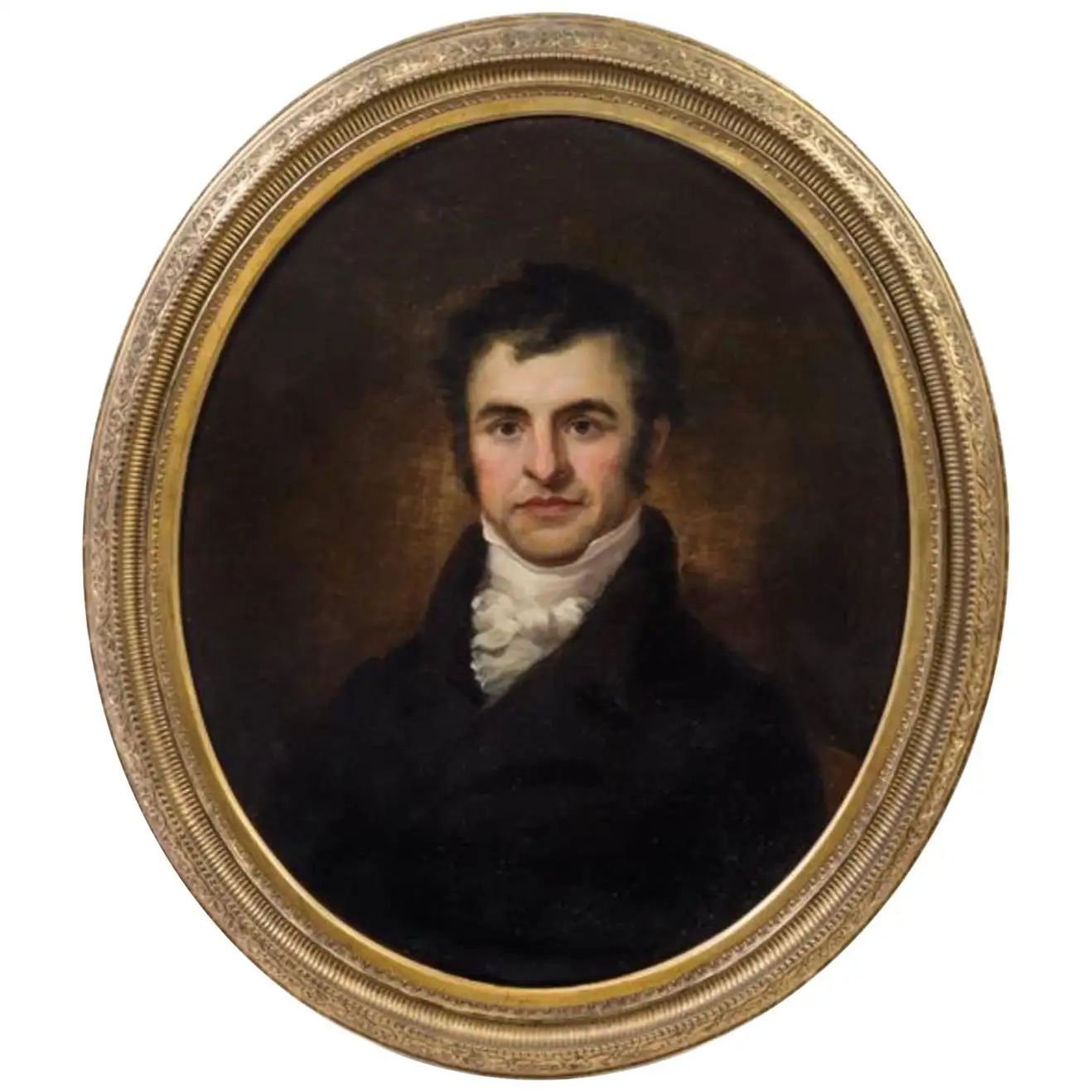 Artist Unknown Early 19th Century Portrait of Robert Burns Oil on Canvas | 1stDibs