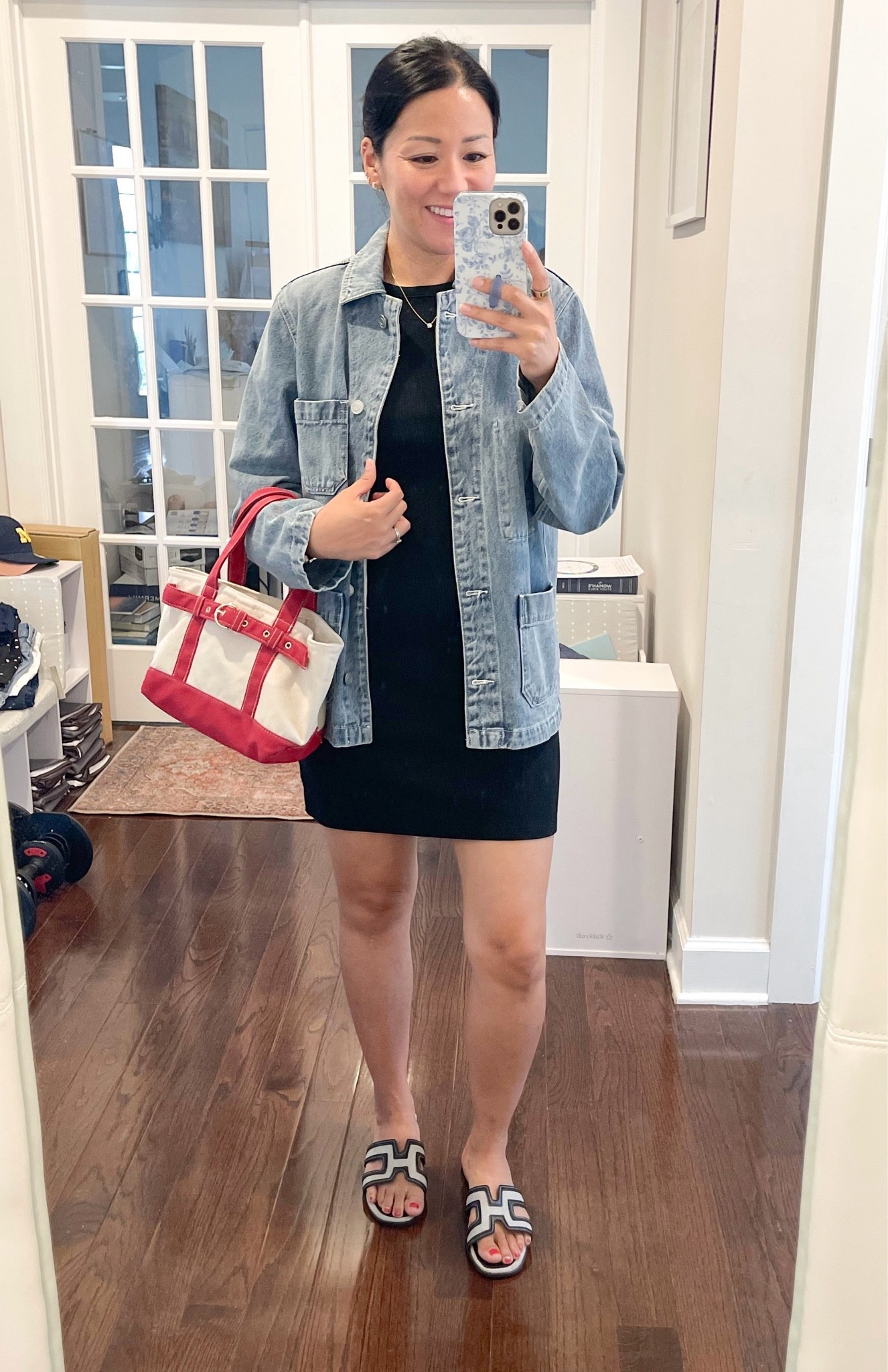 Size small jacket
Exact dress is old from Target 
Sandals are true to size

#LTKootd #LTKOver40 #LTKSeasonal