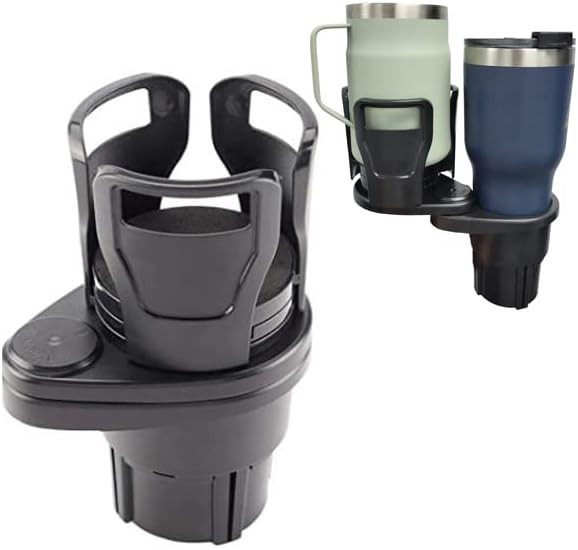 Car Cup Holder Expander - Divided into Two car Cup Holder -car Special Drink Holder Adjustable Large | Amazon (US)