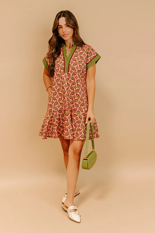 Cider Dreams Mini Dress in Olive | Impressions Online Boutique