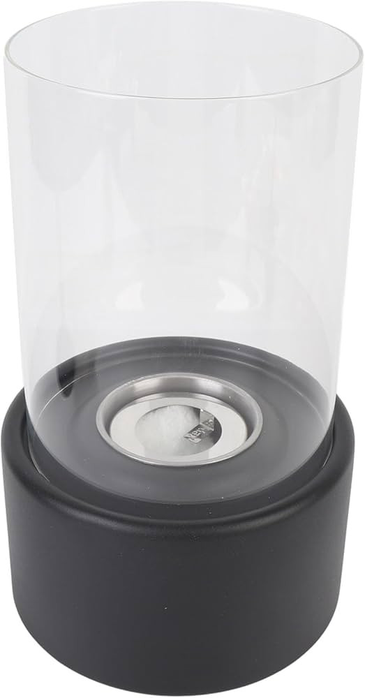 Table Top Fire Pit, Table Top Fireplace Stylish Easy Assembly for Office (Black) | Amazon (US)