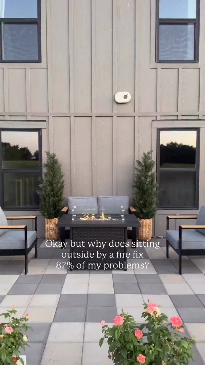 Outdoor SZN is almost here 💛 this outdoor set is on sale right now!

#LTKSaleAlert #LTKSeasonal #LTKHome