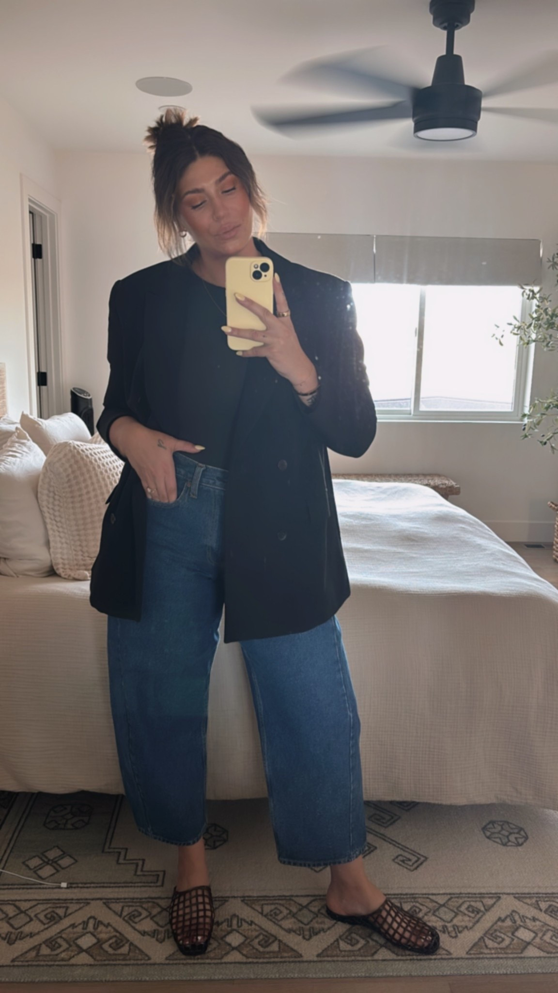 Uniform with my new fave shoes for spring and summer! These jelly mules are seriously the cutest and so comfy! Comes in a couple colors too! I’m eyeing the clear ones 😬

#LTKWorkwear #LTKStyleTip #LTKShoeCrush