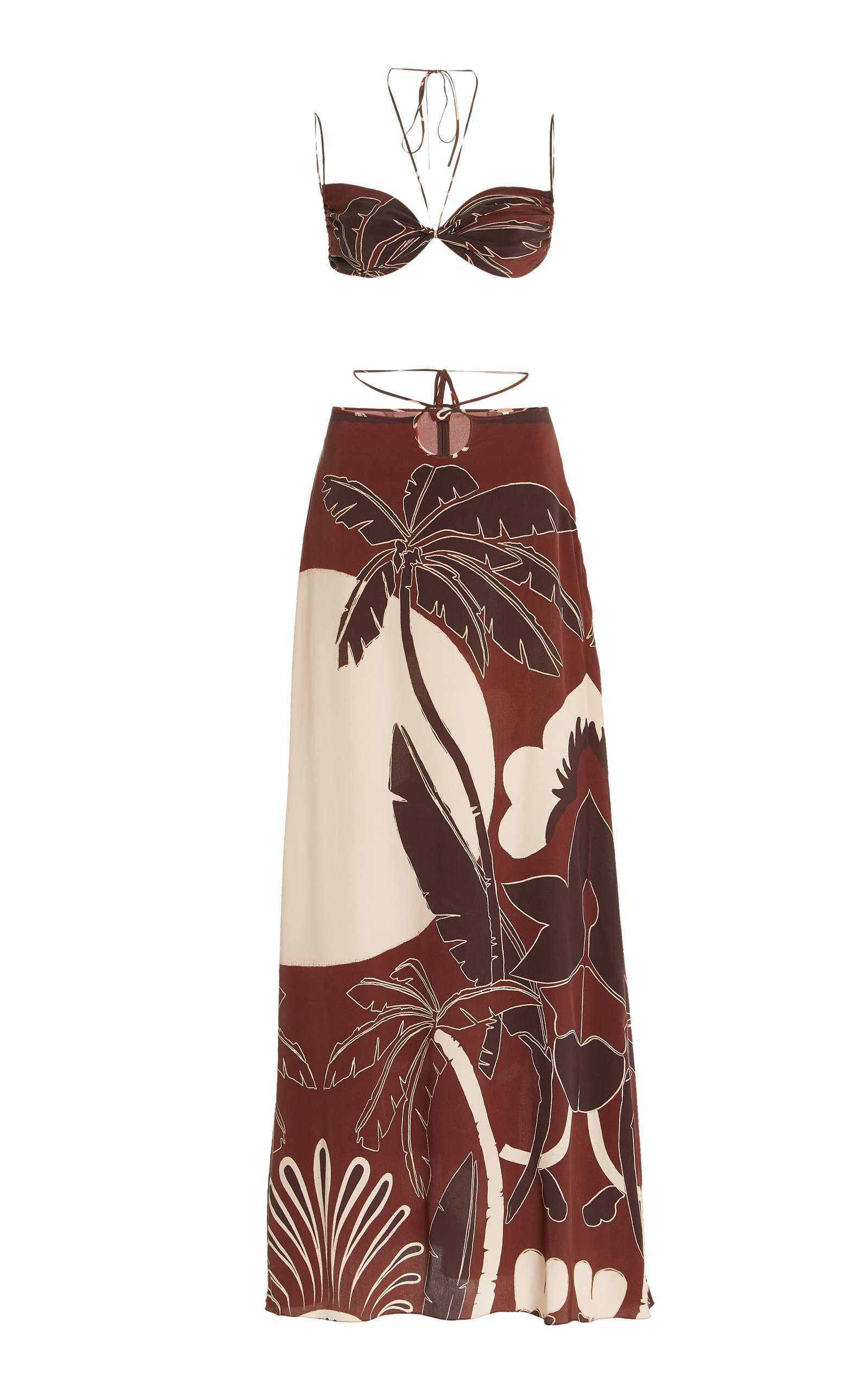 Lazy Days Jersey Maxi Skirt and Bra Set | Moda Operandi (Global)